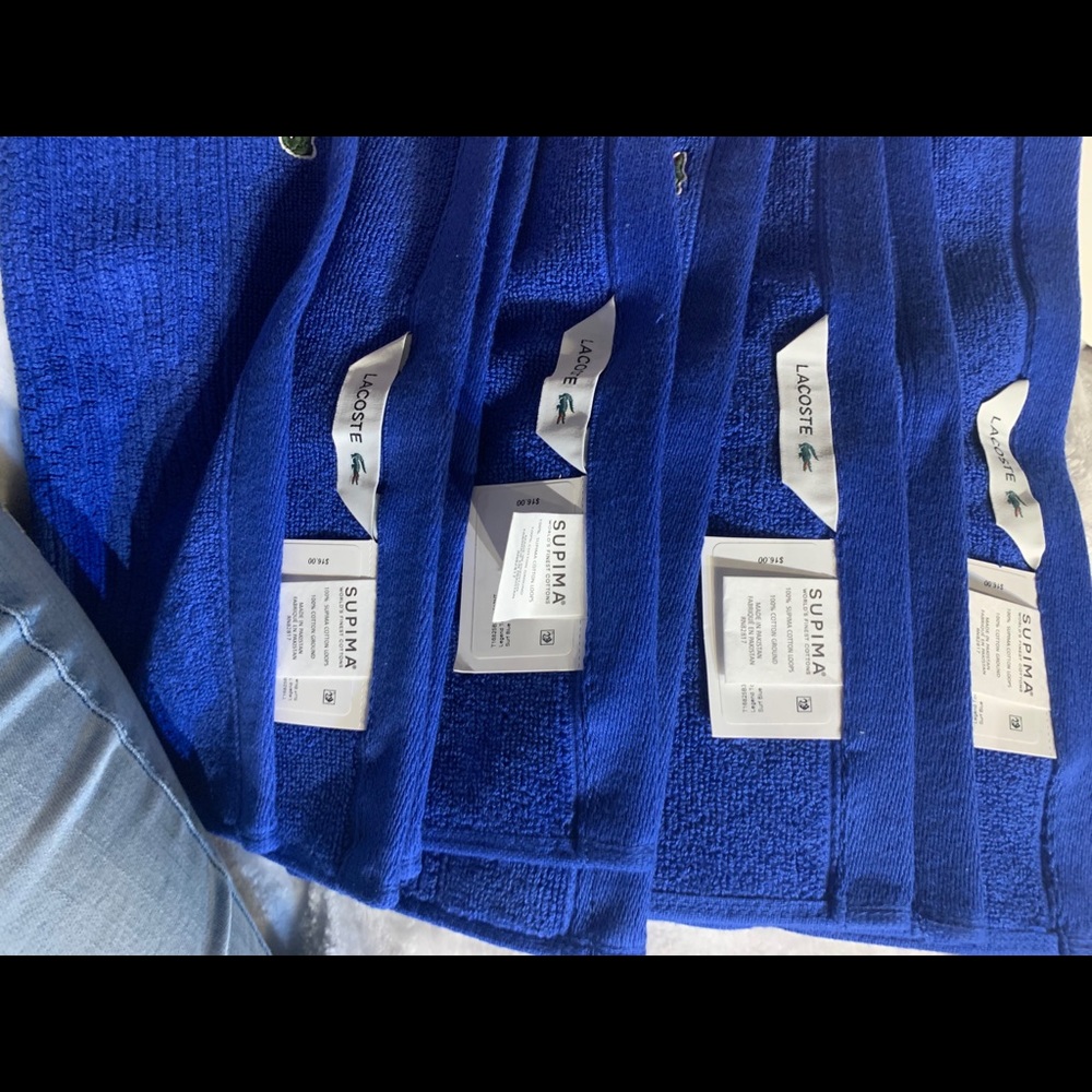 Lacoste face towel